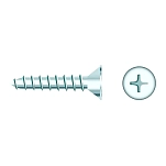 Seachoice 50-01756 Винт с плоской головкой 203.20 mm 50 Единицы Grey 31.75 mm