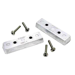 Camp zinc 70-BNT1 Bannet Trim Tab Анод Серебристый Zinc (2 pcs) 97 mm 