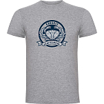 Kruskis CA65500458C054 Футболка с коротким рукавом Crab Logo Серый Heather Grey XL