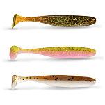 Quantum fishing 3337107 4street B-Ass Shad Мягкая Приманка 56 мм Многоцветный Golden Ice