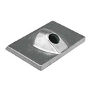 Купить Martyr anodes ANOAH436 Mercury 6-9.9HP Алюминиевый пластинчатый анод  Grey 48.5 x 28.75 x 12.6 mm 7ft.ru в интернет магазине Семь Футов