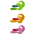 Kinetic e254-637-222 Мягкий приманка Curlypup 2g 51 mm 10 Единицы White / Pink 10x7x5