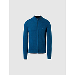 North sails 699780-0459-XS Свитер на молнии 7Gg Голубой Water Green XS