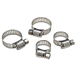 Seachoice 50-23431 Hose Clamp Set Серый  Stainless Steel 7/32-5/8 & 7/16-25/32 