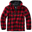 Brandit 5023-41-S Куртка Teddy Worker Красный  Red / Black S