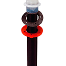 Plastimo 62012 Vertical Всасывающая трубка Бесцветный Black