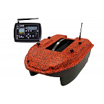 Electrocarp C3Csn N C3 GPS Лодка-приманка Оранжевый Snake Camo / Orange