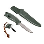 Light my fire LM2121113110 Нож нож Swedish Bio 2in1 Fire Серебристый Sage Green