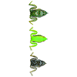 Zebco 3103302 Top Frog 65 Mm 19g Зеленый  Pool Frog