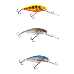 Salmo QPH031-UNIT Perch Super Deep Runner Пескарь 120 mm 14g  Silver Blue