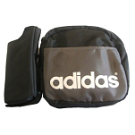 adidas 4398601-OS badminton Logo Поясная сумка Черный Black Iron / White