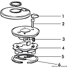 Return spring for pin, 68.955.03