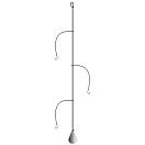 Купить Expert predator 2045412 связанный крючок Ready Bolentino Sinker Серебристый Grey 4-5 7ft.ru в интернет магазине Семь Футов