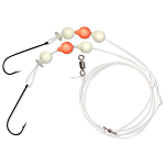Zebco 4255004 Flatty Wishbone Связанные Крючки Серебристый Glow-Orange