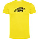 Купить Kruskis CA65500403K205 Футболка с коротким рукавом Grouper Tribal Желтый Yellow XL 7ft.ru в интернет магазине Семь Футов