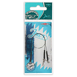 Mikado ZGJ03-35-10 Titanium Jaws Лидер 35 см Бесцветный Grey 10 kg 