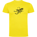 Купить Kruskis CA65500303K209 Футболка с коротким рукавом Squid Tribal Желтый Yellow L 7ft.ru в интернет магазине Семь Футов