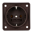 BERKER 941852501 INTEGRO FLOW Розетка/коричневый, матовый
