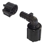 Elkhart supply corporation 497-30816 Поворотный локоть Black 1/2 x 1/2´´