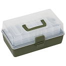 Kinetic g124-096-m-unit рыболовный ящик Clear / Green 38x25x25 36.8 x 21.4 x 20 cm