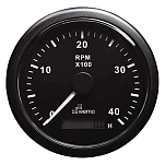Wema 648548 Blackline 0-400RPM Тахометр  Black 85 mm