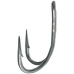 Mustad DS99SAP-TS-10-10H Tube Двойной Крючок 10 единицы измерения Silver 10