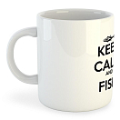 Купить Kruskis 42611S086 Keep Calm And Fish Кружка 325ml Белая White 325 ml (11 oz)  7ft.ru в интернет магазине Семь Футов