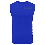 Givova MAE010-0002-2XL Безрукавная базовая футболка Corpus 1 Голубой Light Blue 2XL