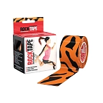 Rock tape 21638-5cmx5m кинезиологическая лента Standard 5 cmx5m Tigre Orange / Black 10x10x10