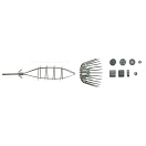 Купить Ragot 14RG6621000 Adjustable Cage Кальмар Серый  Grey 7ft.ru в интернет магазине Семь Футов