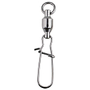 Купить Mikado AMA-A4014-4 Ball Bearing С вертлюгами Fastlock Snap Серебристый Black Nickel 4  7ft.ru в интернет магазине Семь Футов