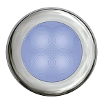 Hella marine 265-980502271 Slim Line Круглая синяя светодиодная лампа Chrome 3´´