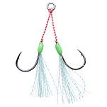 Catch-it 44229 Assist Jig Luminous Крюк Серый  Grey 1/0 