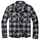 Купить Brandit 4002-221-4XL Рубашка с длинным рукавом Check Черный Black / Charcoal 4XL 7ft.ru в интернет магазине Семь Футов