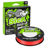 Berkley 1558771 Sick 150 m Плетеный Красный  Red 0.330 mm 