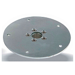 Pike n bass 240460 Acier Low Plate D. 180 mm Серый  Silver 180 mm 