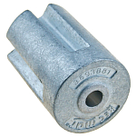 Recmar REC3593981 REC3593981 цинковый анод Серебристый Grey 100 x 100 mm 