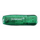 Купить Intenso 3502460 Rainbow Line 8GB Флешка Зеленый  Green 8 GB  7ft.ru в интернет магазине Семь Футов