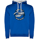 Купить Kruskis SU1067040501C058 Толстовка с капюшоном Lobster Two-Colour Голубой Royal Blue / White XL 7ft.ru в интернет магазине Семь Футов