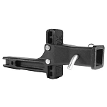 Blue ox 123-BX88379 Регулируемая опора для фаркопа Серебристый Black 50.8 mm