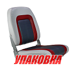 Кресло мягкое складное Special, обивка винил, цвет серый/ красный/ угольный, Marine Rocket (упаковка из 10 шт.) 76236GRC-MR_pkg_10