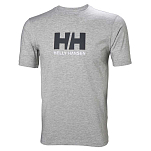 Helly hansen 33979_950-L Футболка с коротким рукавом Logo Серый Grey Melange L