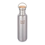 Klean kanteen 1008541 Reflect бутылка 800ml Бамбук крышка Серебристый Brushed Stainless