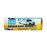 Quick roof 142-RQR624 Кровельная лента из EPDM-каучука 7.30 m Бесцветный Black 152.4 mm