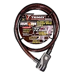 Trimax locks 255-TAL2572 25 mm 6´ Замок С Тросиком  Black