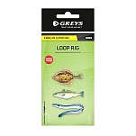 Greys GHS-021 3 Hook Loop Связанные Крючки  Clear 2