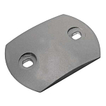 Martyr anodes ANOAH605 Алюминиевый анод руля направления Серебристый Grey