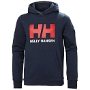 Купить Helly hansen 41677_597-10 Толстовка с капюшоном Logo Navy 40x30x15 9-10 Years 7ft.ru в интернет магазине Семь Футов