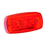 Bargman 220-4758031 боковой габаритный светодиодный фонарь 10.16x5.08x2.54 cm Красный Red / Black