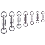 Asari OASH-2/0 Rice Phospho Бусины Серый  Stainless Steel 2/0 